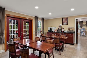 Free continental breakfast