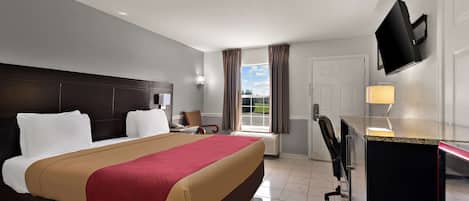 Room, 1 King Bed, Accessible, Non Smoking | 1 bedroom, desk, iron/ironing board, free WiFi