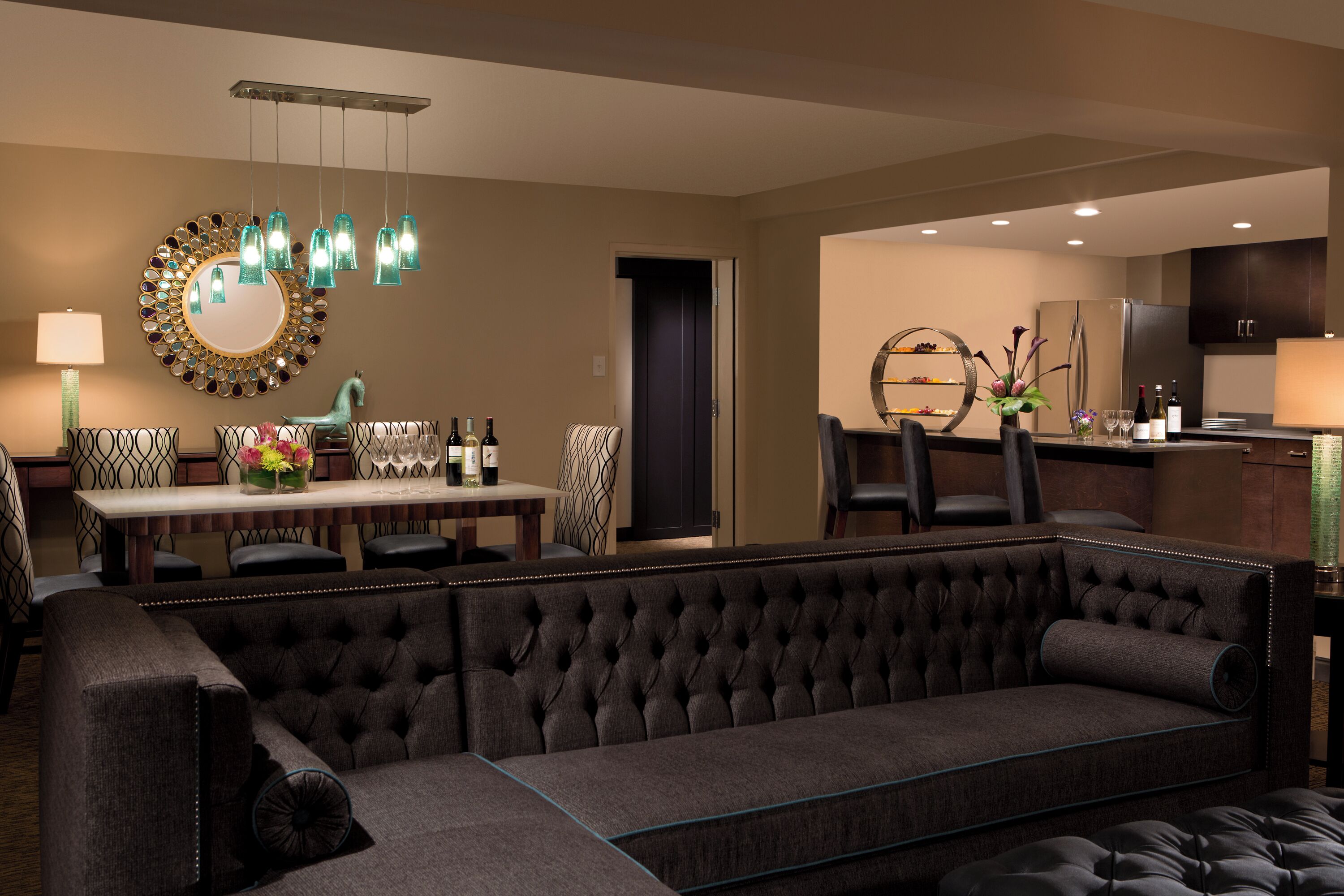 In-room safe, desk, laptop workspace, blackout curtains