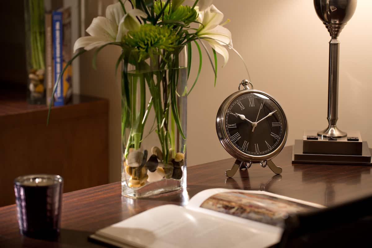 In-room safe, desk, laptop workspace, blackout curtains