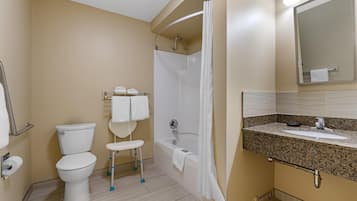 Standard Room, 1 Queen Bed, Accessible, Non Smoking | Bathroom