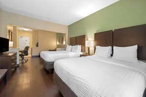 Suite, 2 Queen Beds, Non Smoking, Refrigerator & Microwave (with Sofabed) | Pillowtop beds, desk, laptop workspace, iron/ironing board - Best Western Hilliard Inn & Suites (Hilliard)