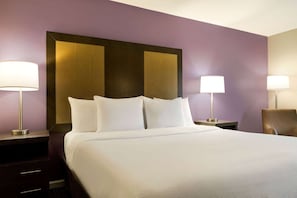 Premium bedding, pillow-top beds, in-room safe, desk