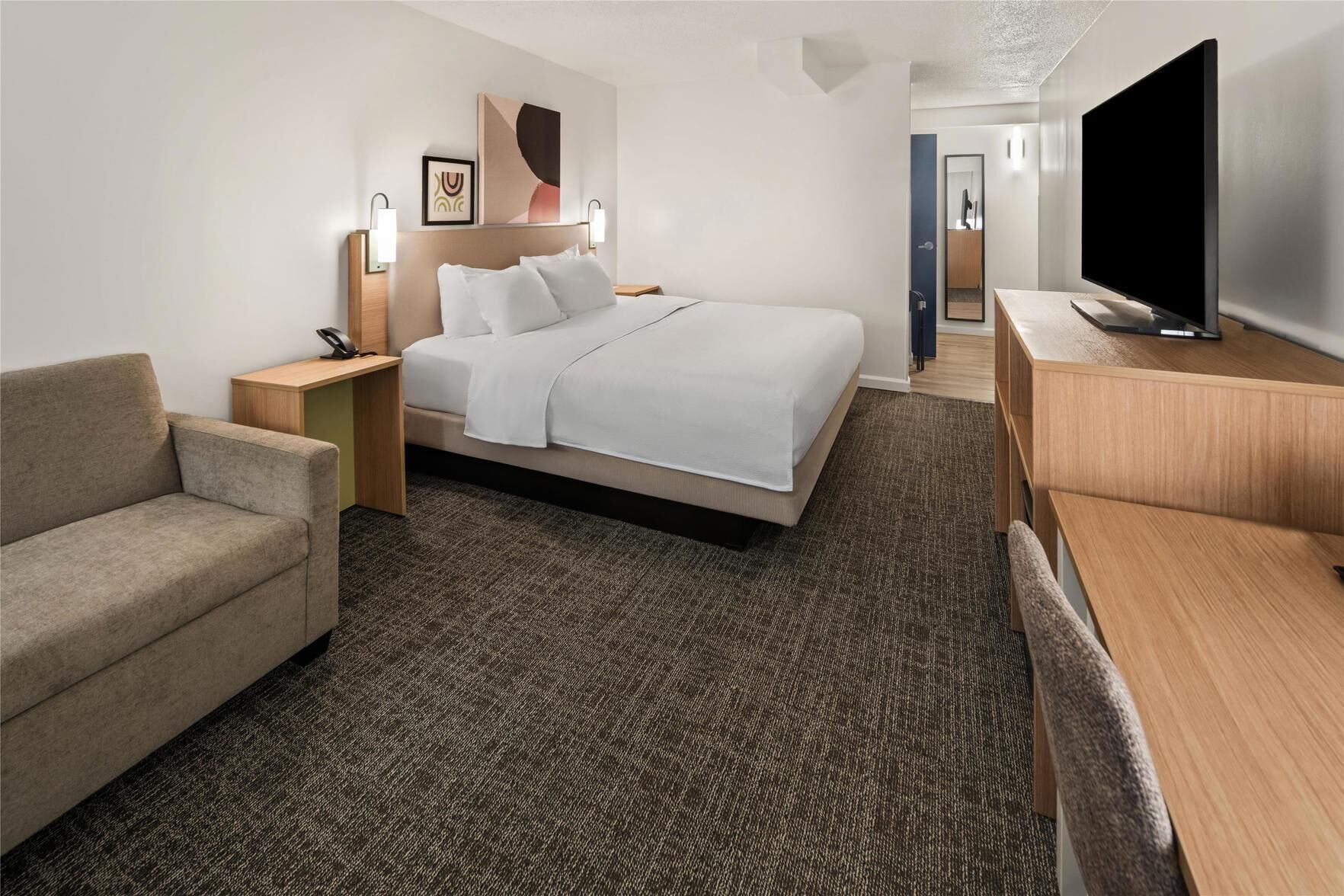 Ropa de cama de alta calidad y camas con pillow-top 