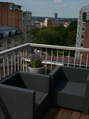 Club-Zimmer, Terrasse | Ausblick vom Zimmer