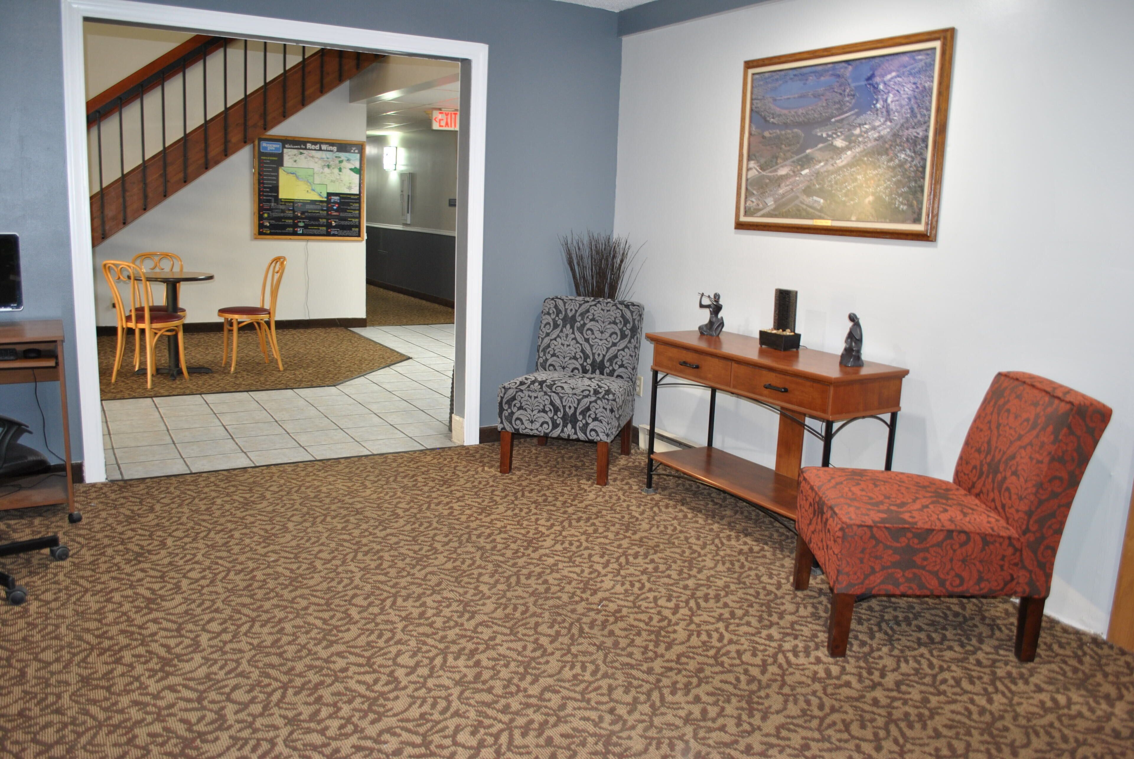 Lobby sitting area