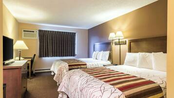 Standardværelse - 2 queensize-senge - ikke-ryger | Skrivebord, gratis Wi-Fi, sengetøj