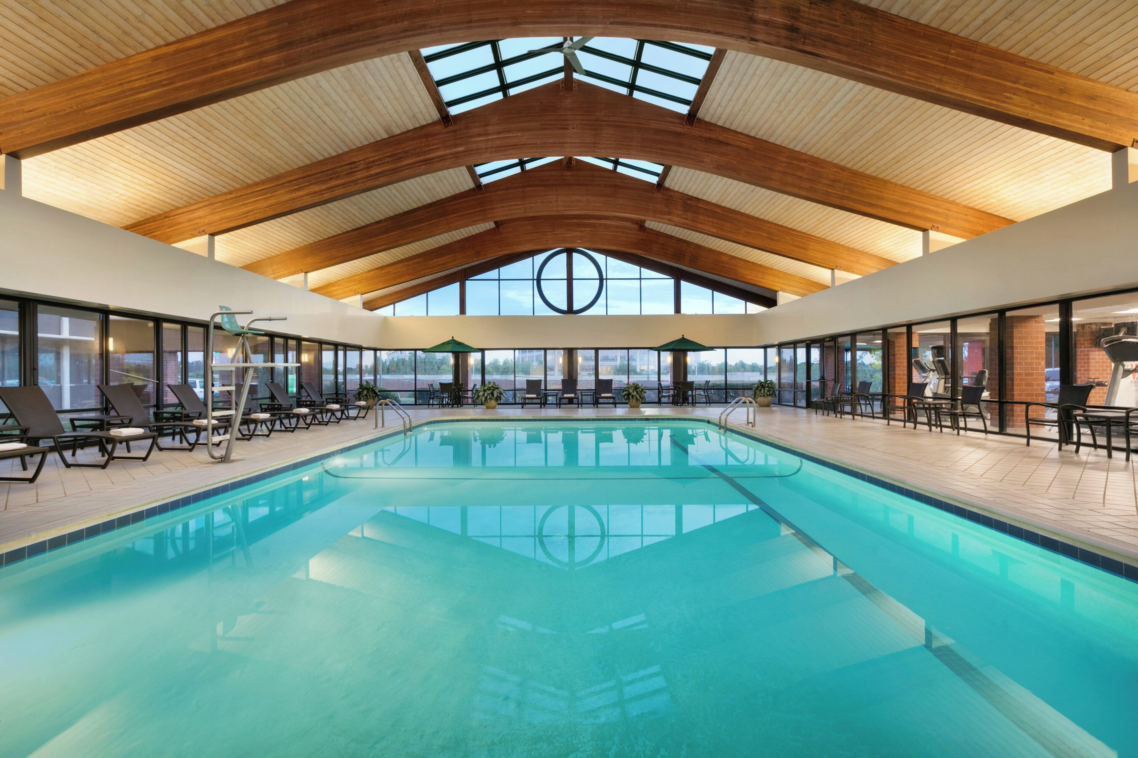 Una piscina techada