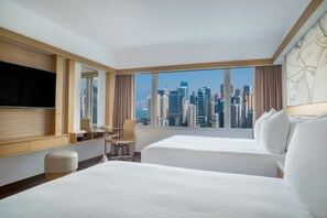 Habitación panorámica, 2 camas Queen size, para no fumadores (View) | Ropa de cama de alta calidad y minibar 