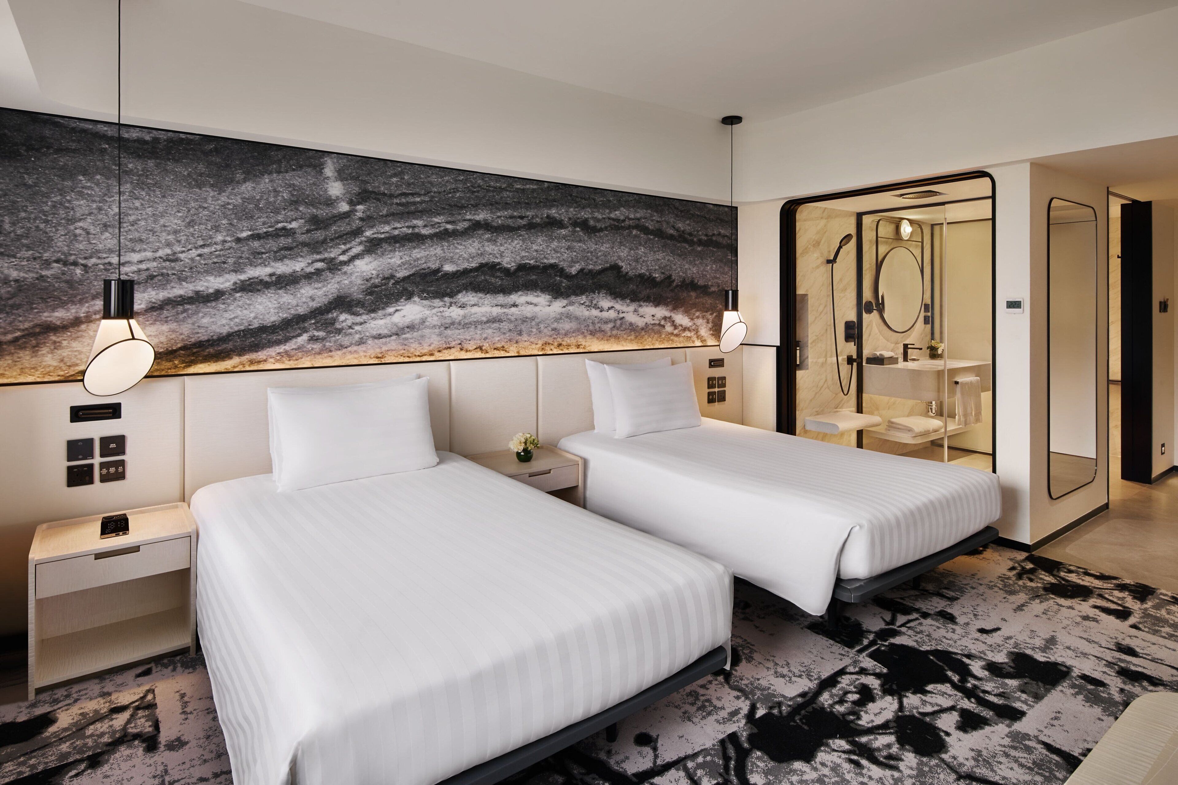 premium room, 2 single beds, city view | 1 bedroom, premium bedding, minibar, in-room safe