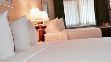 Standard Double Room, 2 Double Beds | In-room safe, desk, laptop workspace, blackout curtains