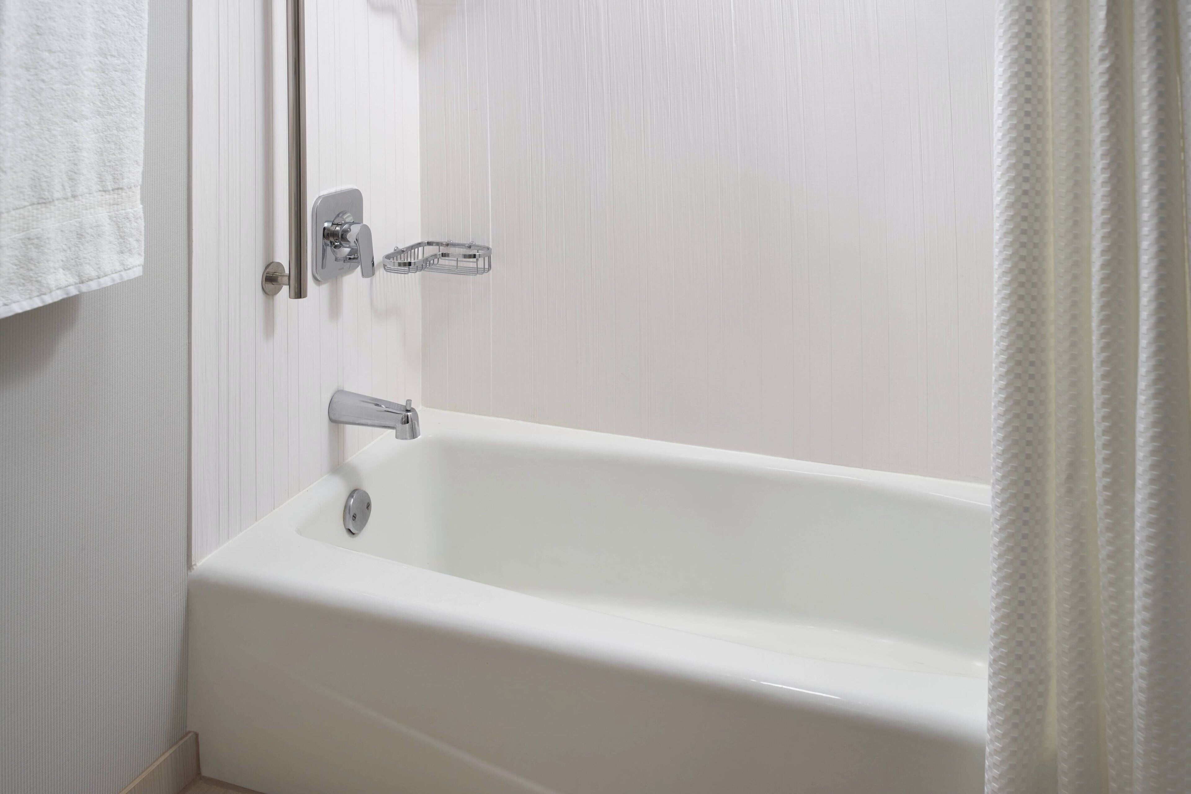 free toiletries, hair dryer, towels