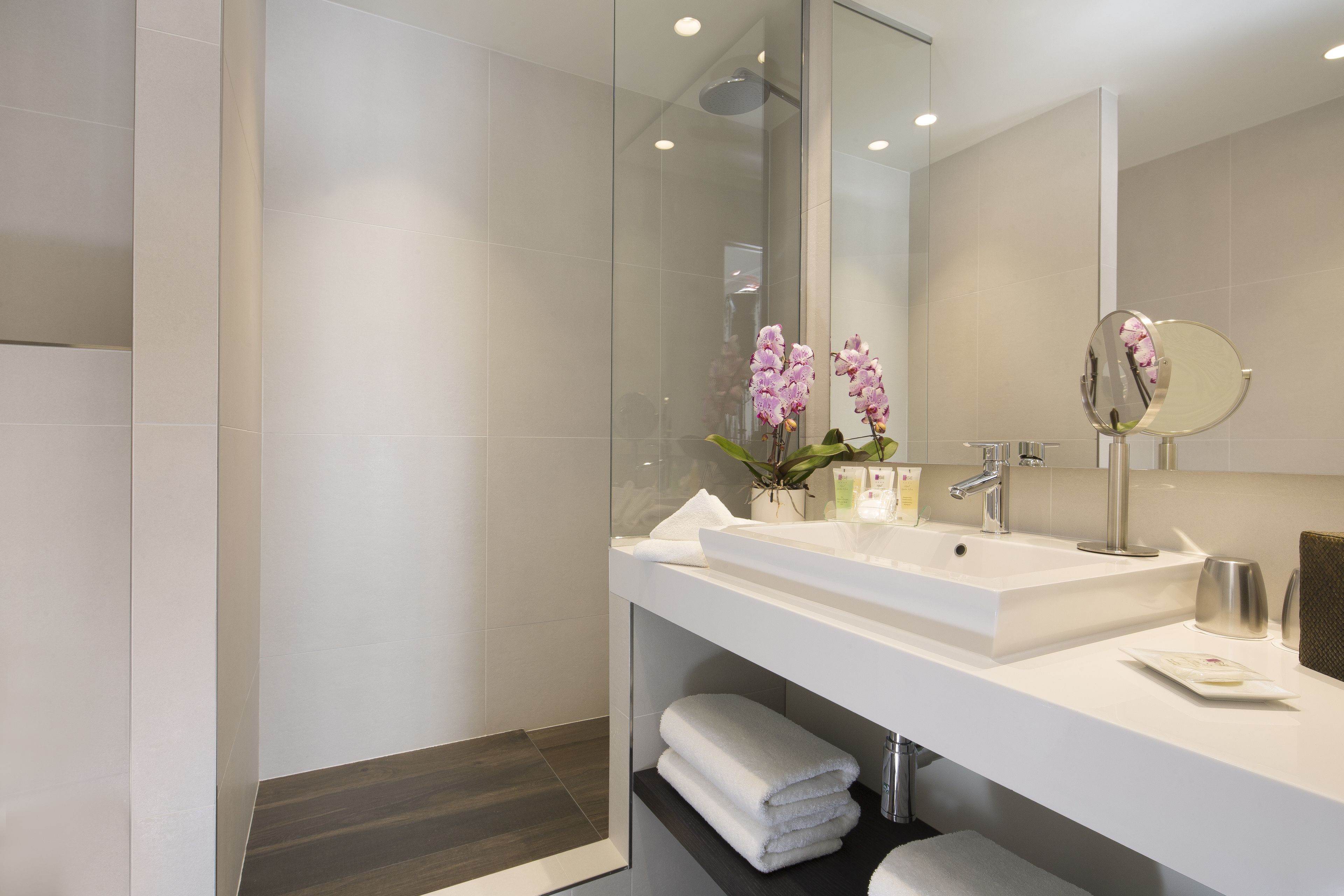 free toiletries, hair dryer, slippers, towels