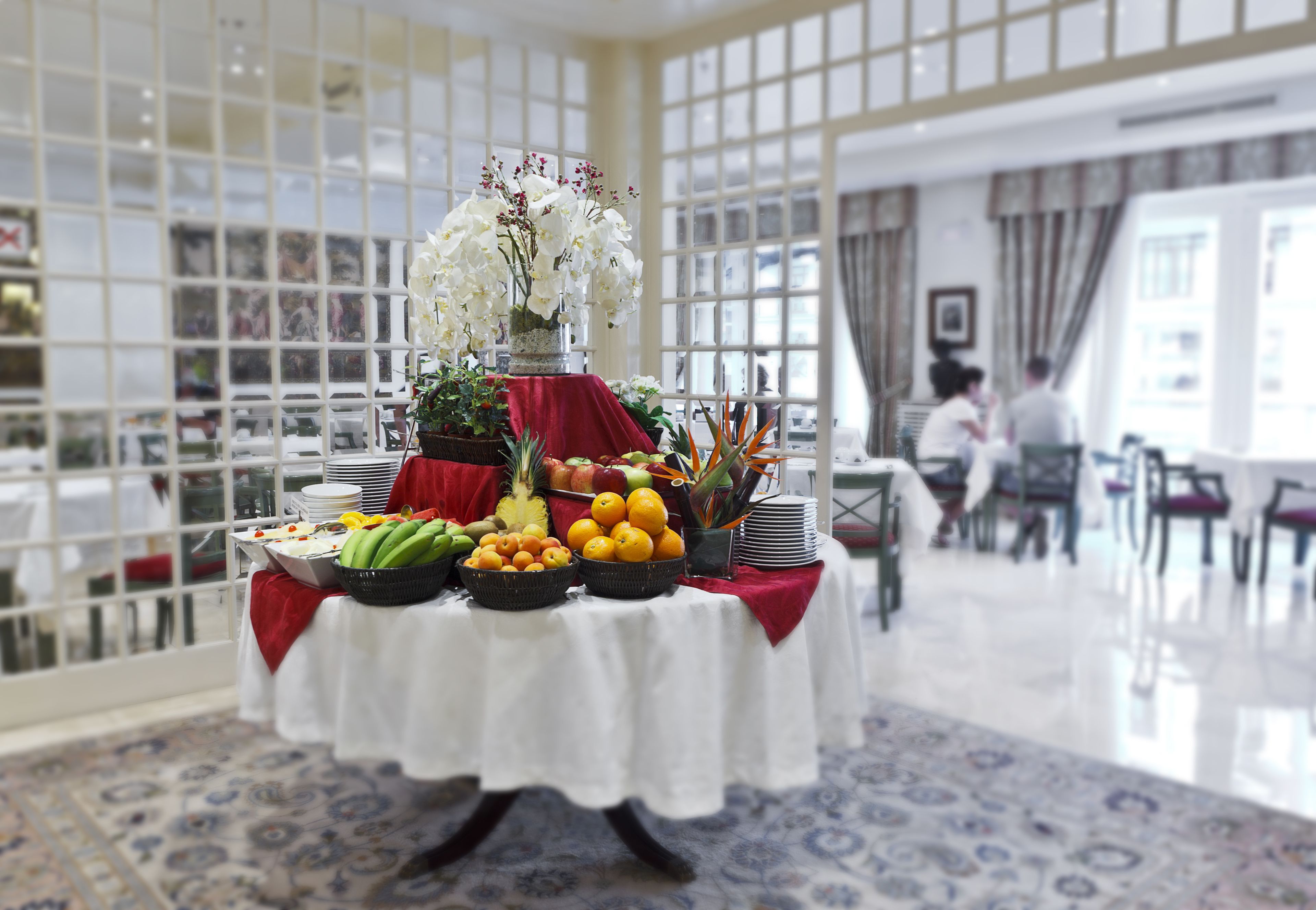 daily buffet breakfast (eur 12 per person)