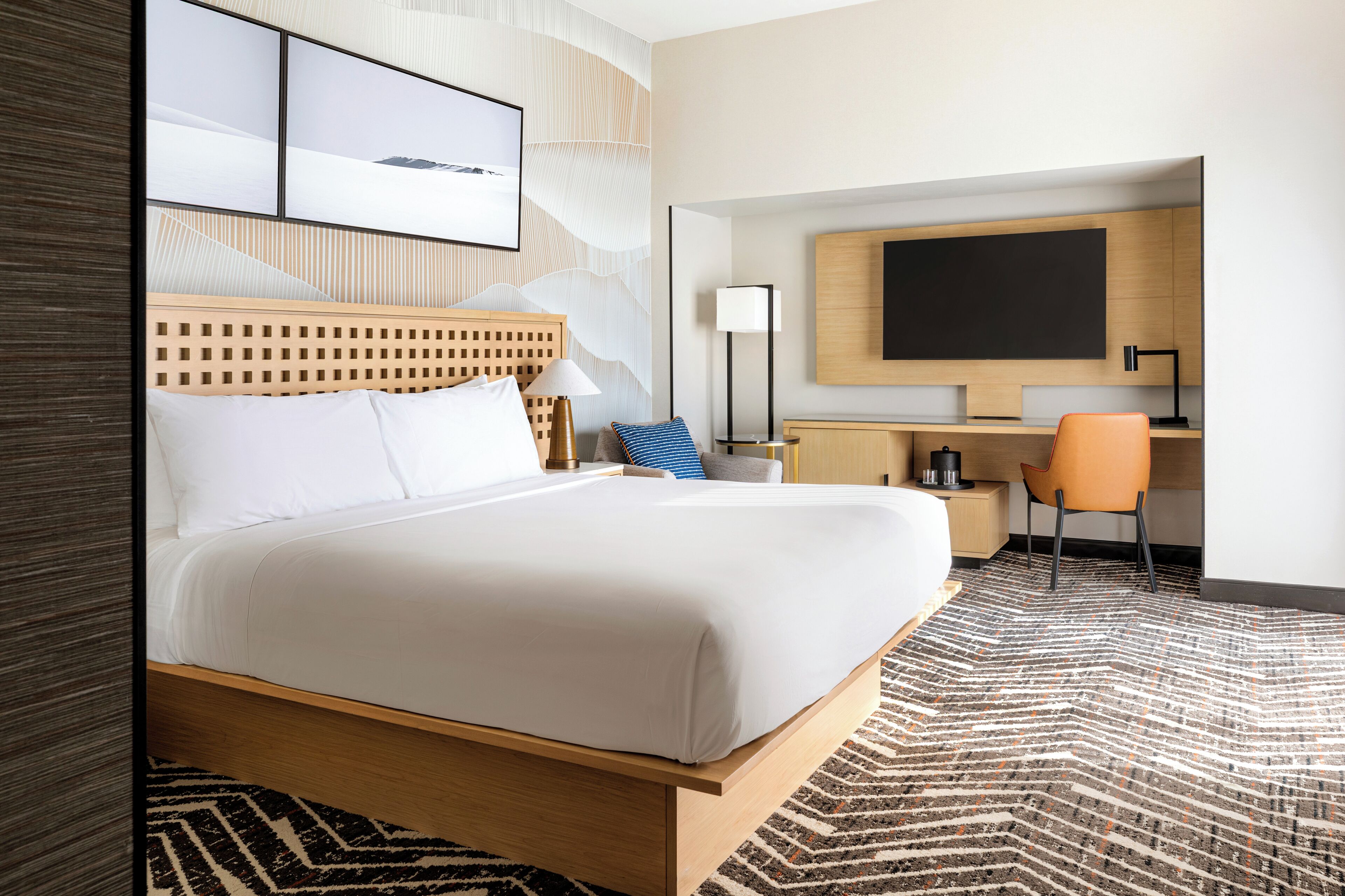 客房, 1 張特大雙人床, 陽台 | 1 間臥室、高級寢具、羽絨被、書桌