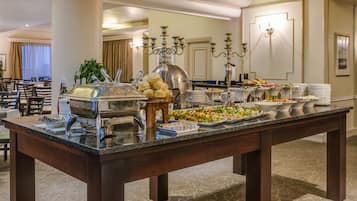Breakfast, lunch, dinner served; ocean views
