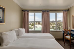 Standard Premium Room with Sea View | In-room safe, desk, laptop workspace, iron/ironing board