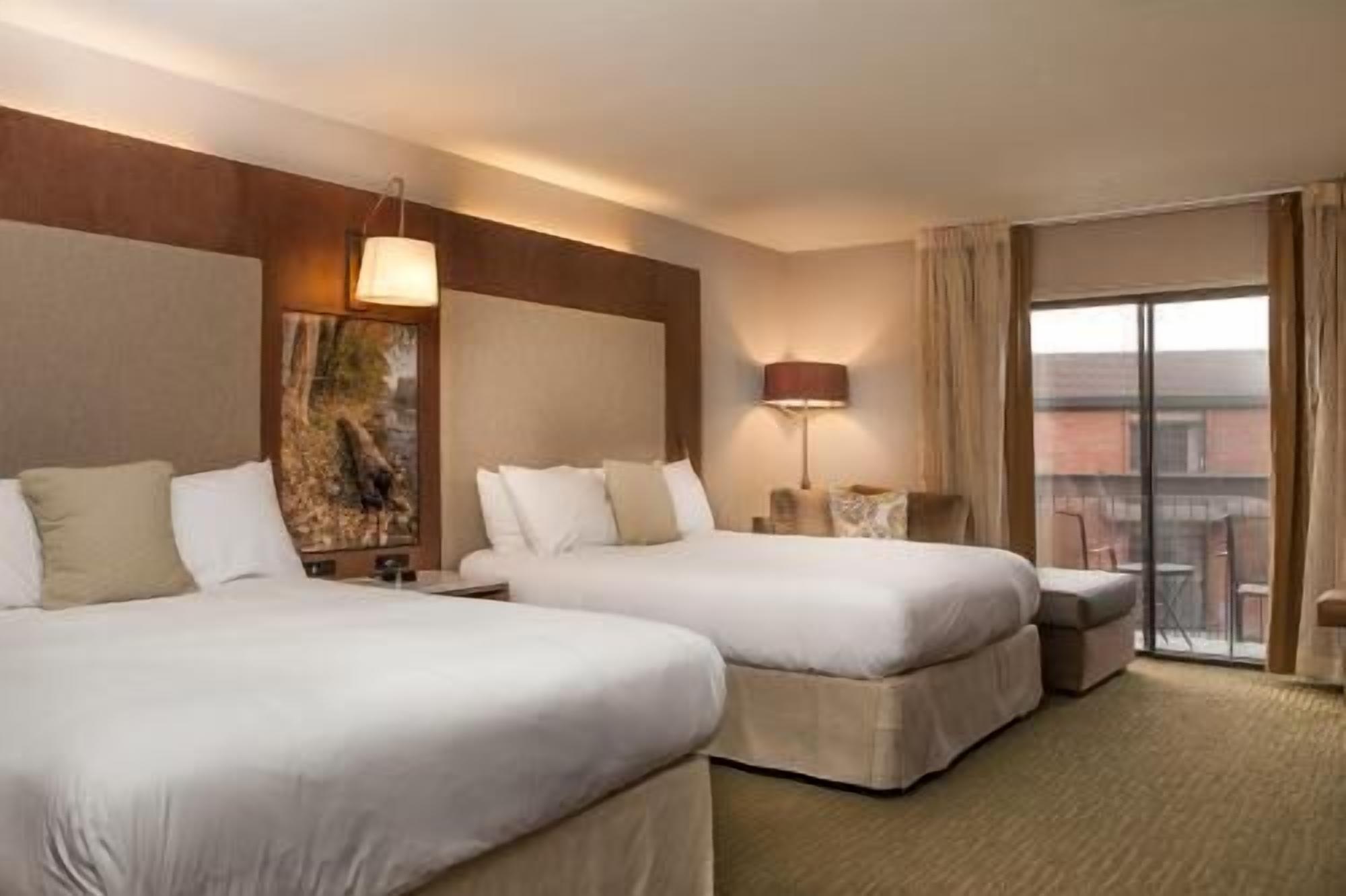 Premium bedding, down comforters, pillowtop beds, desk