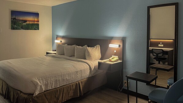 In-room safe, desk, iron/ironing board, free cribs/infant beds