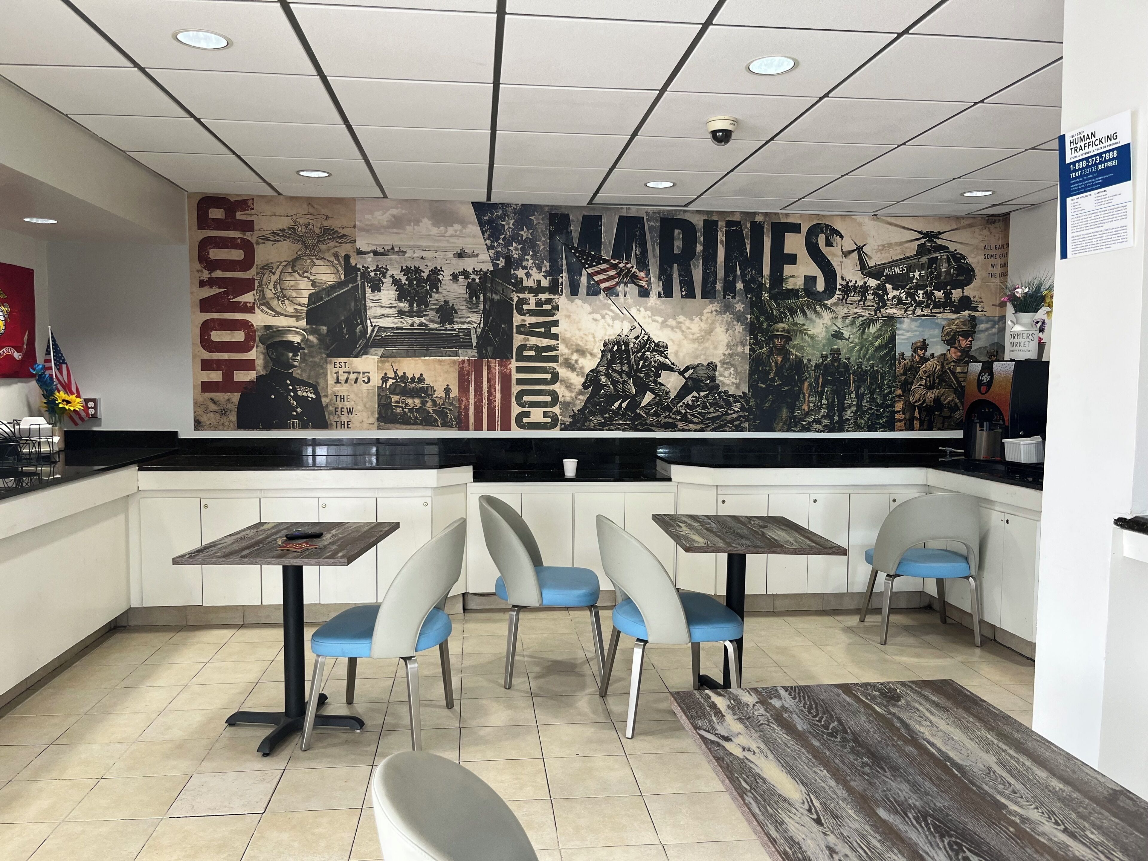 Lobby sitting area