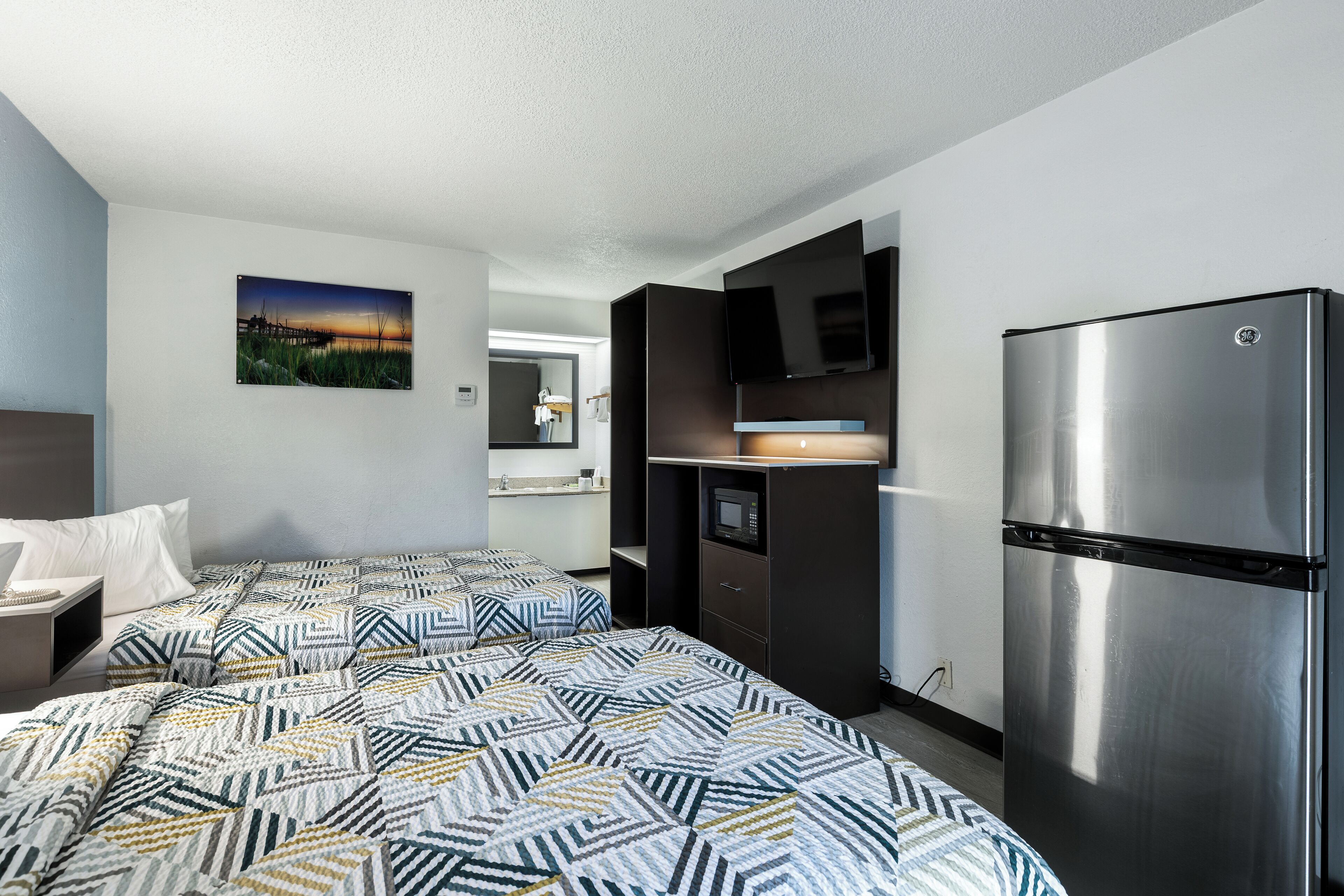 2 Full Beds | Non-Smoking, Micfridge | Individually furnished, desk, iron/ironing board, free WiFi