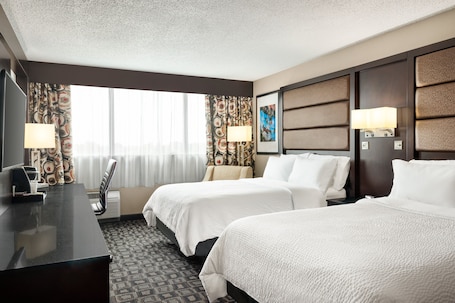 Standard Room, 2 Queen Beds | Desk, blackout drapes, iron/ironing board, free cribs/infant beds. Holiday Inn Louisville East - Hurstbourne by IHG
