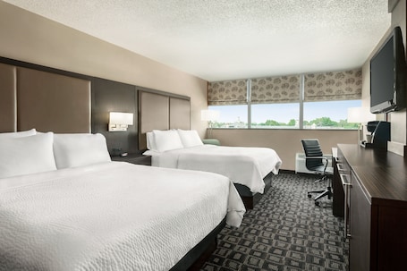 Standard Room, 2 Queen Beds | Desk, blackout drapes, iron/ironing board, free cribs/infant beds