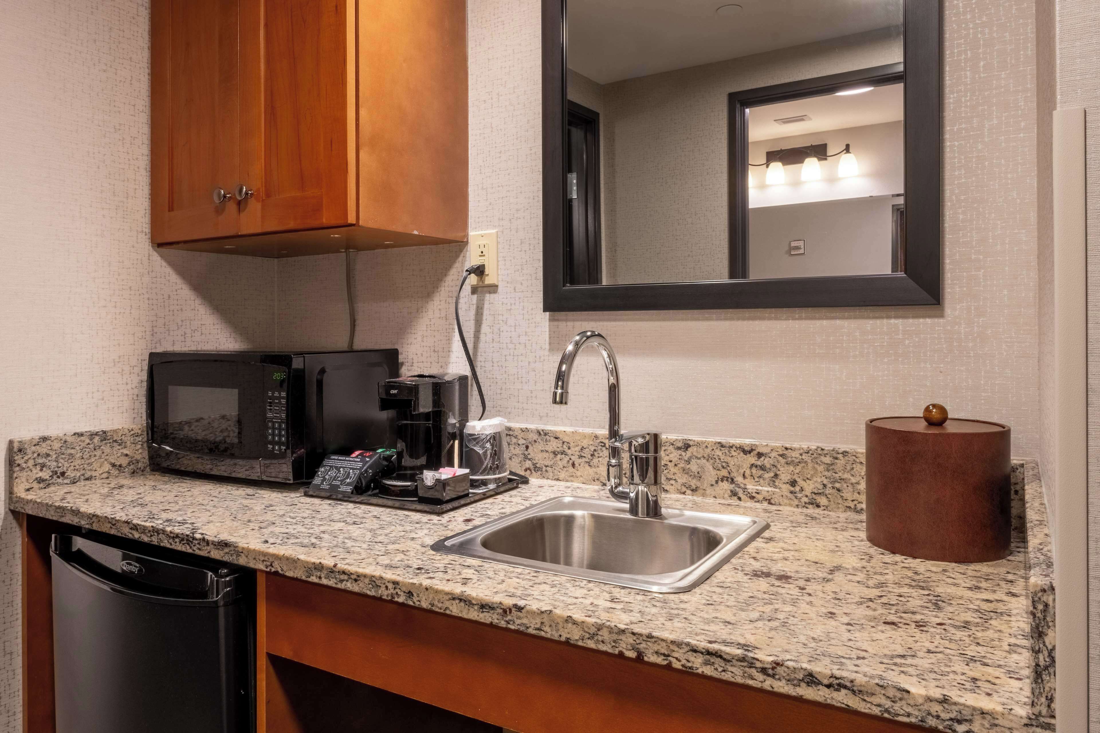 suite, 2 queen beds, accessible, refrigerator & microwave (sofabed, 2 rooms, tub) | 1 bedroom, desk, blackout curtains, iron/ironing board