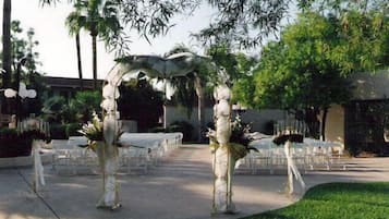Área de bodas al aire libre