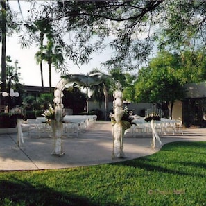 Espace de mariage à l’extérieur