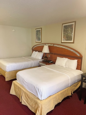 Hypo-allergenic bedding, in-room safe, desk, iron/ironing board