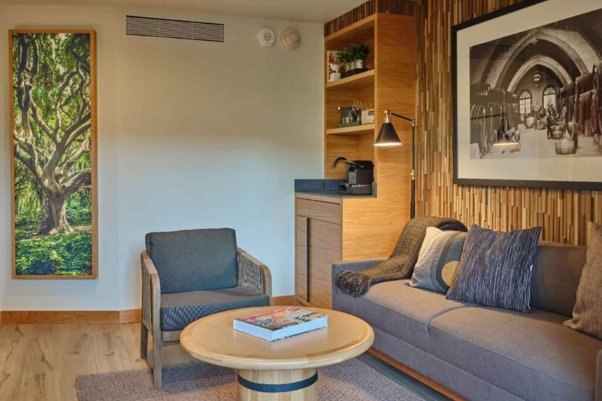 55-inch LCD TV with cable channels, TV, pay movies