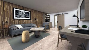 Suite, 1 King Bed, Bathtub