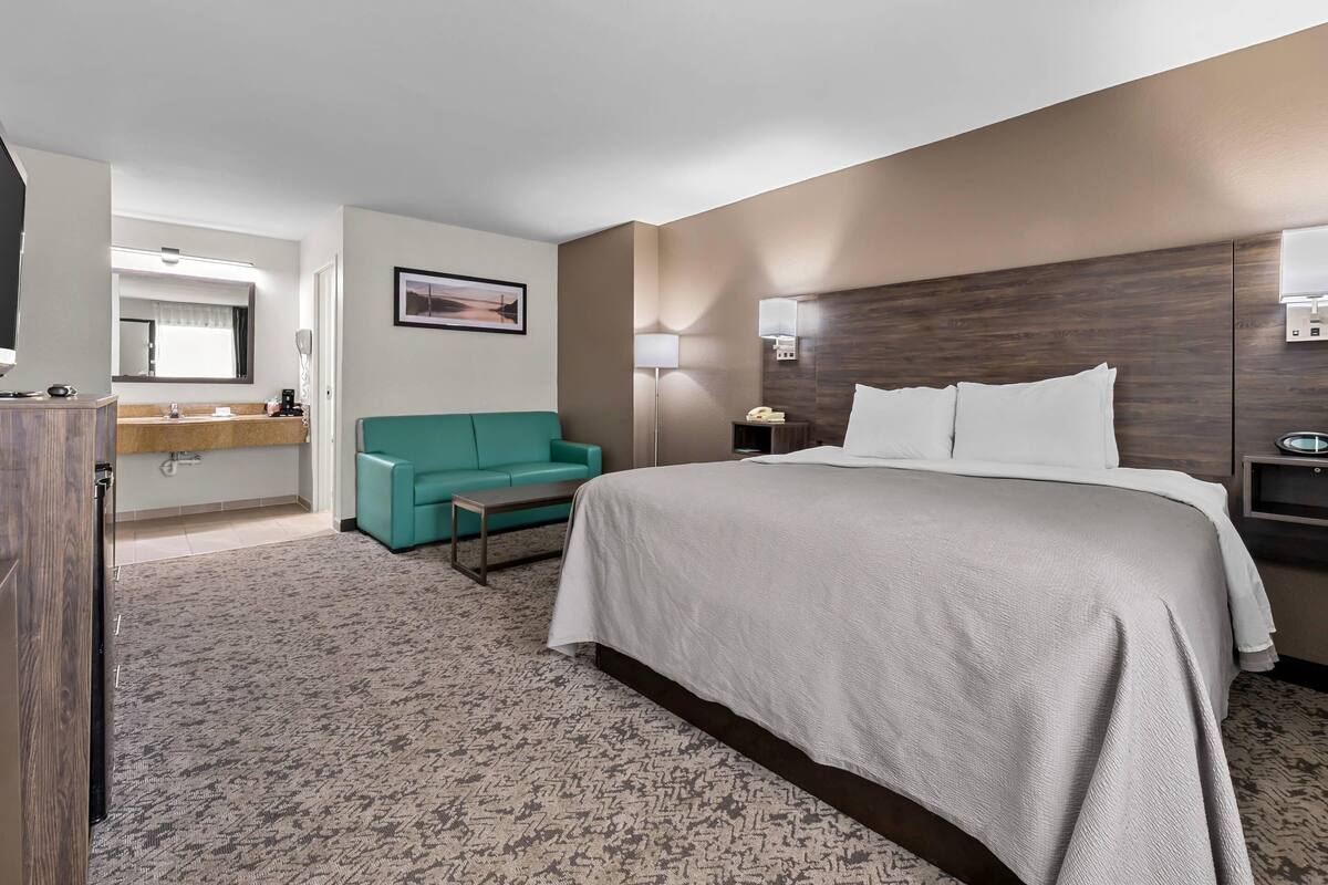 Standard Room, 1 King Bed, Non Smoking | Desk, laptop workspace, iron/ironing board, WiFi (free)