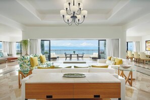 Presidential Suite, 1 Bedroom, Terrace, Oceanfront | Minibar, in-room safe, desk, laptop workspace