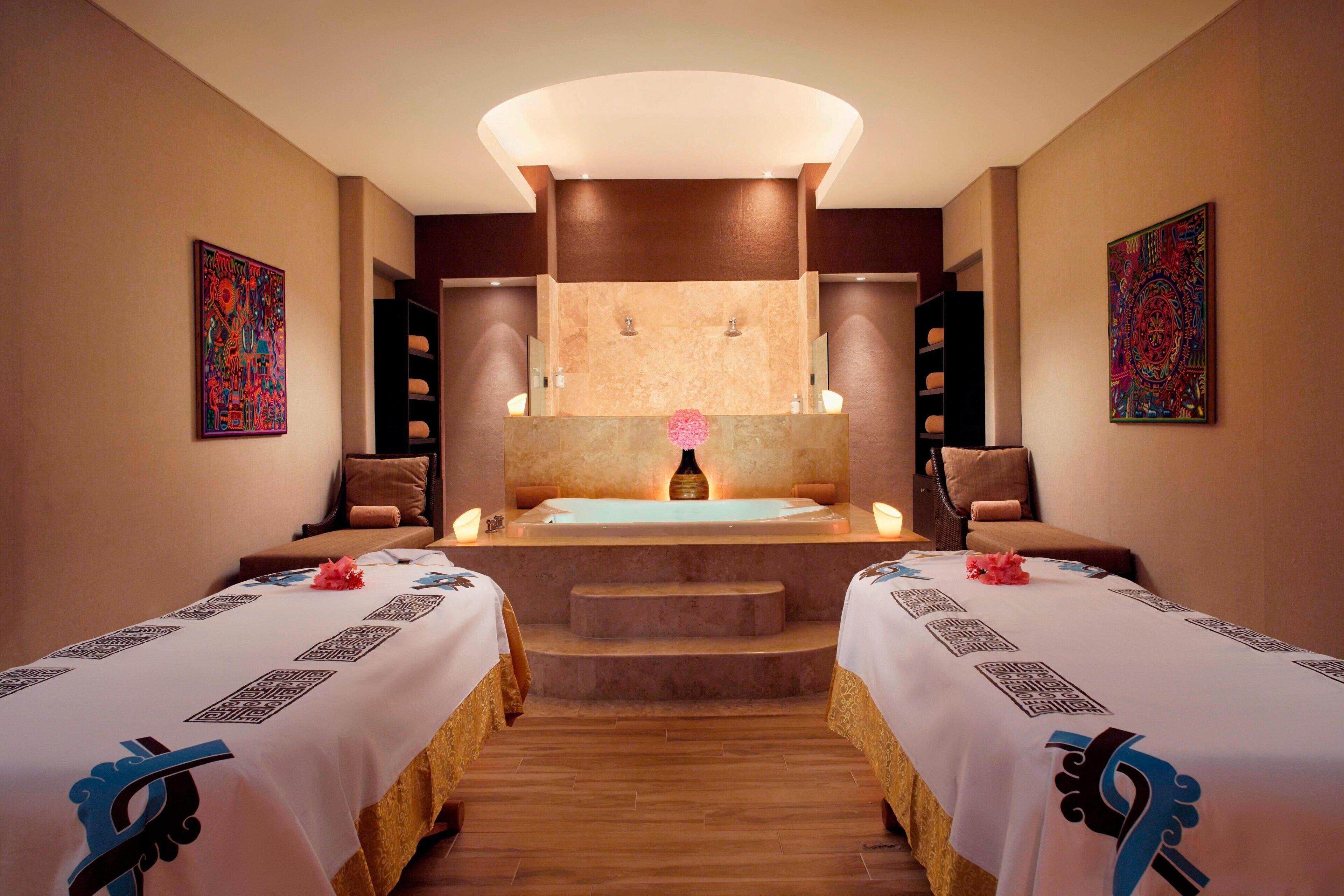 couples treatment room(s), steam room, body treatments, hydrotherapy