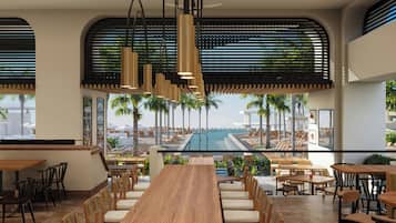 4 nhà hàng, phục vụ bữa sáng, bữa trưa, bữa tối, món ăn Mexico