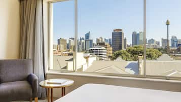 Premium Room, 2 Queen Beds, City View | Premium bedding, down duvets, Tempur-Pedic beds, in-room safe