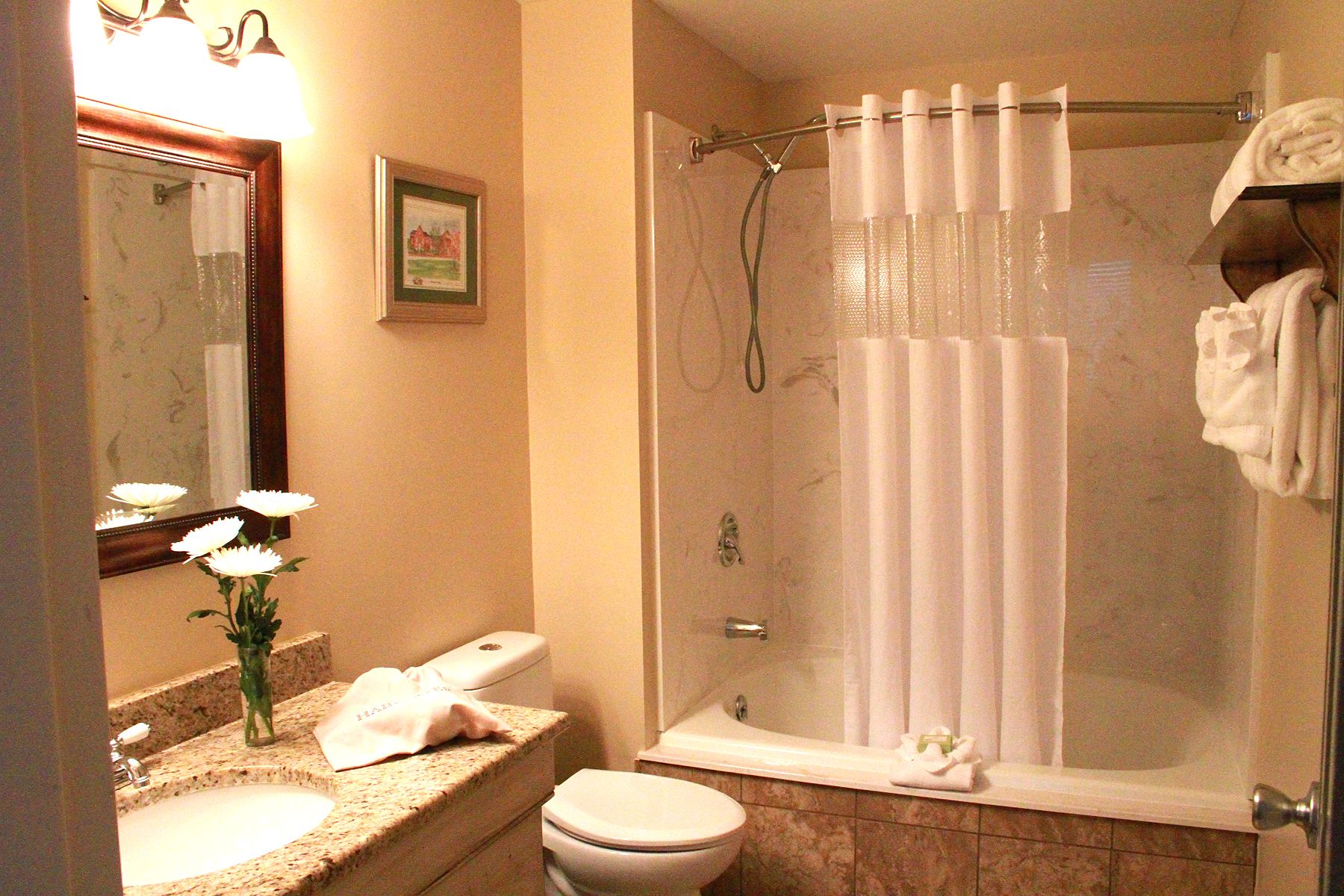 Executive Room, 2 Queen Beds | Bathroom | Combined shower/tub, eco-friendly toiletries, hair dryer, towels