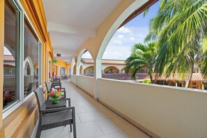 Standard Room, 2 Double Beds | In-room safe, desk, blackout curtains, iron/ironing board
