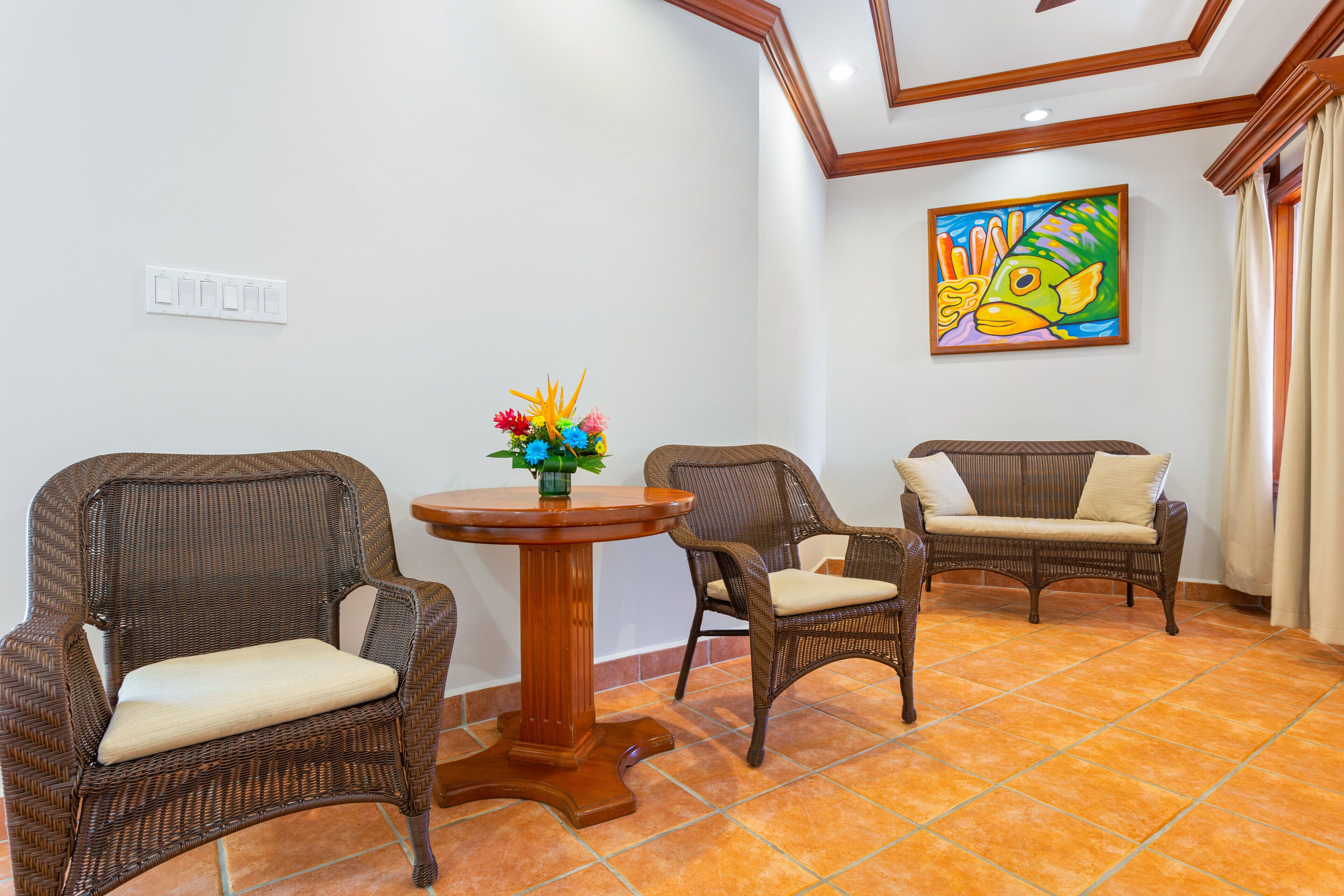 deluxe room, 2 double beds | in-room safe, desk, blackout curtains, iron/ironing board