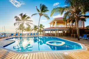 En la playa, toallas de playa