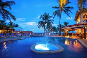 Front of property – evening/night