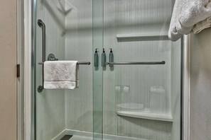 In-room safe, desk, laptop workspace, blackout drapes