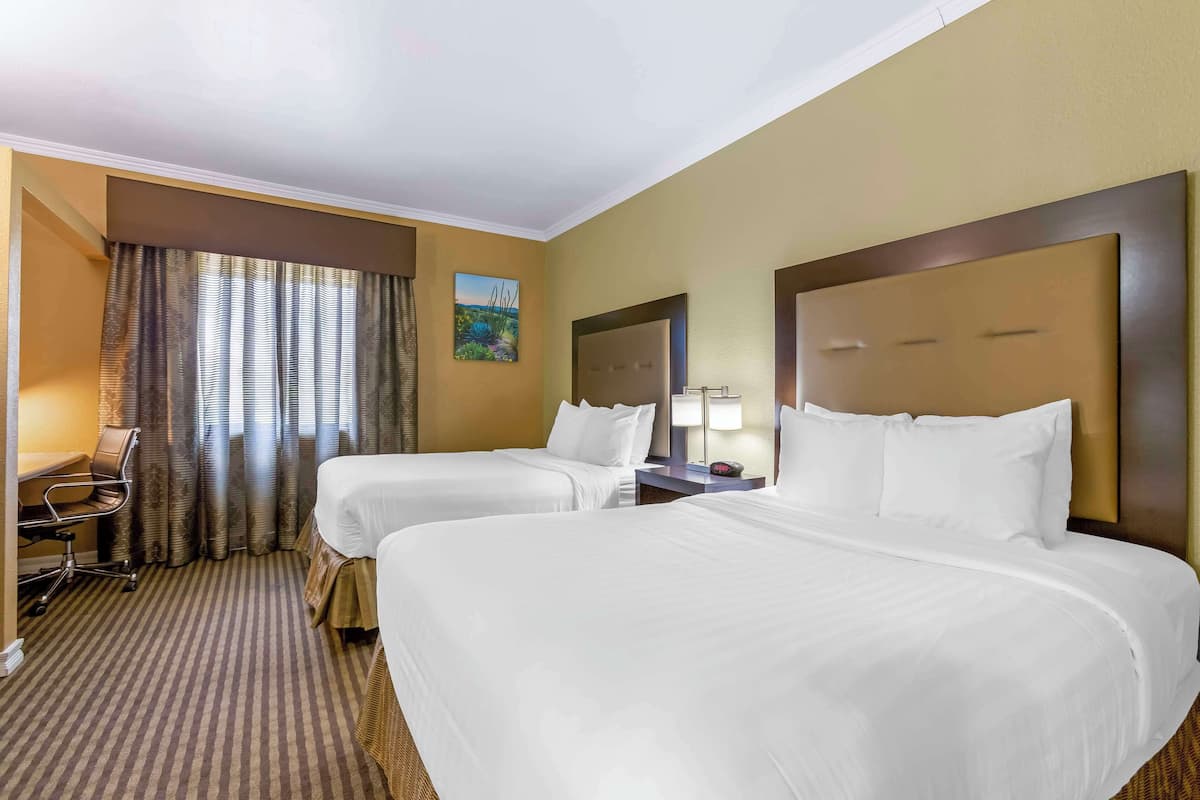 Desk, blackout drapes, iron/ironing board, free WiFi