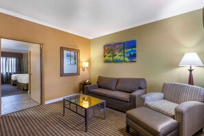 Suite, 2 Queen Beds, Non Smoking, Jetted Tub (with Sofabed) | Desk, blackout drapes, iron/ironing board, free WiFi