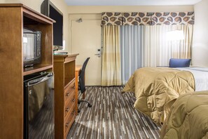 In-room safe, desk, blackout curtains, iron/ironing board
