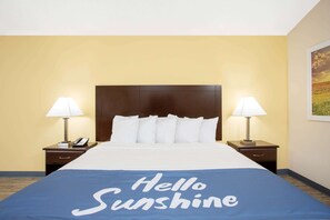 Premium bedding, desk, iron/ironing board, rollaway beds