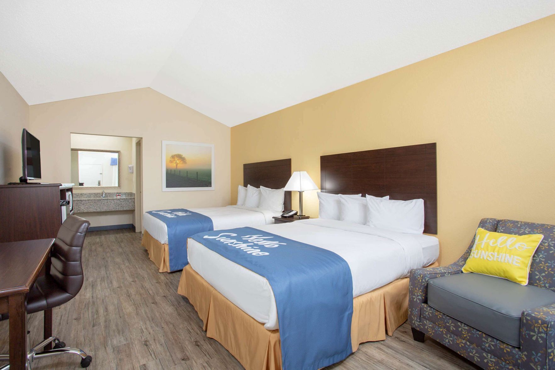 1 bedroom, premium bedding, desk, iron/ironing board