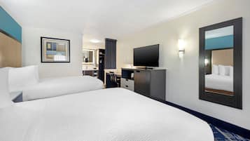 Pillowtop beds, in-room safe, individually furnished, desk